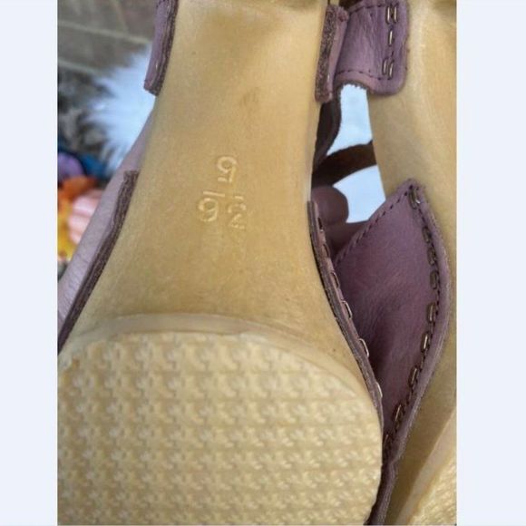 Vintage NOS 1980s Original Sandals High Heels Sexy Mauve Sz 5 - Picture 7 of 10